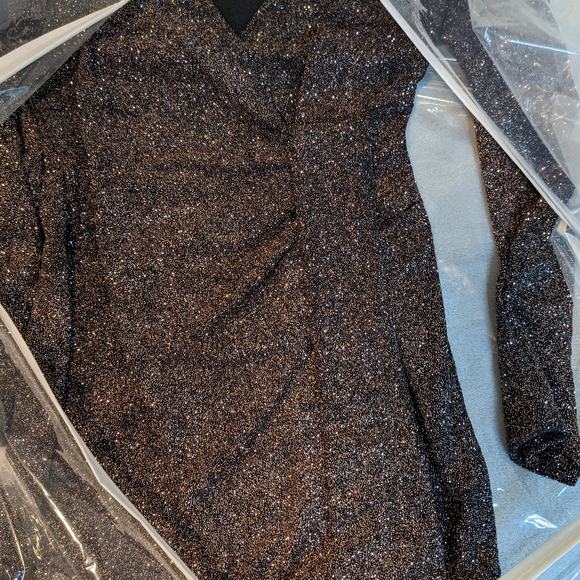 Sparkly Black Dress by Lovely Day Size S - Picture 6 of 10